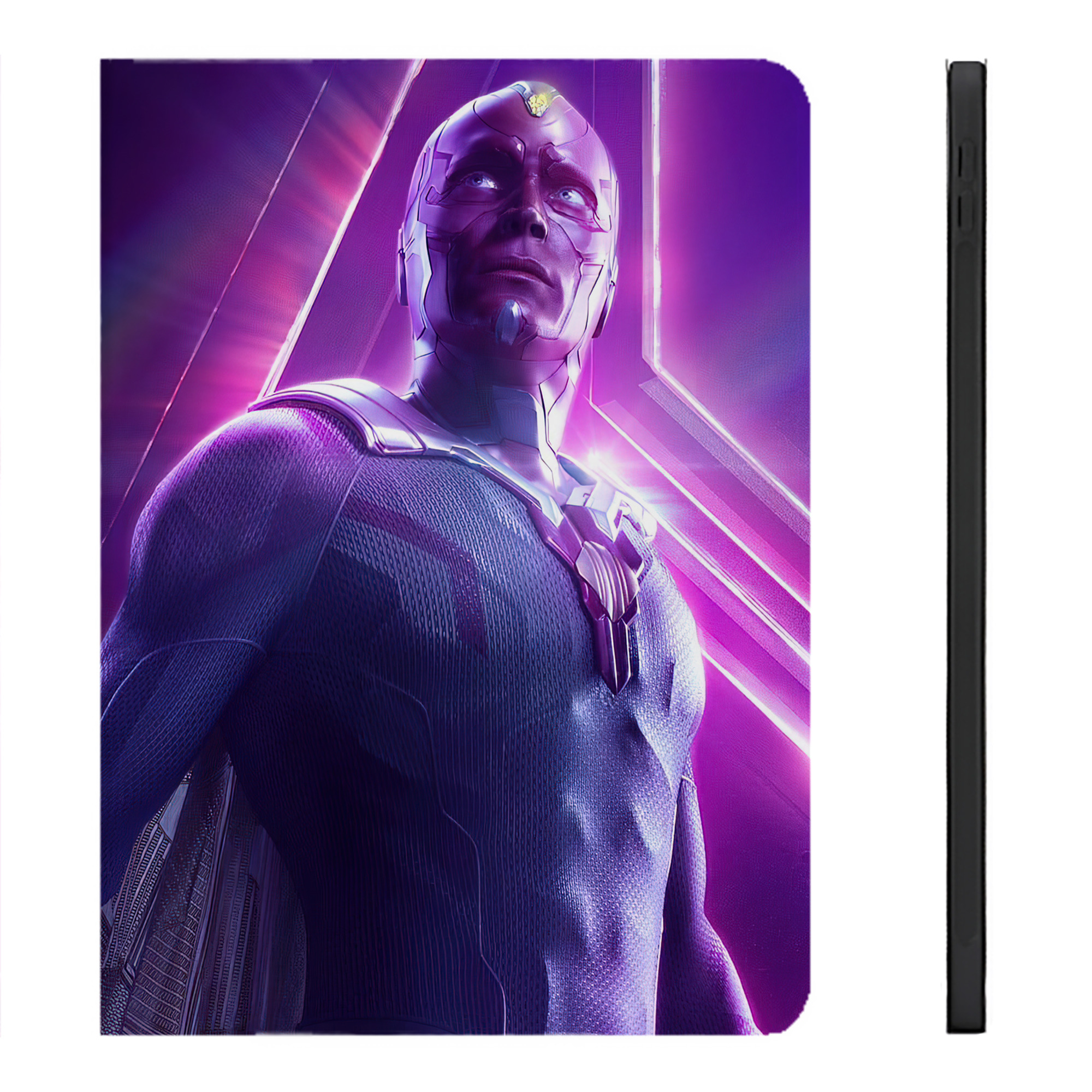 （画像用） アベンジャーズ The Avengers IPadケース ペンホルダー付き ブックスタイルデザイン